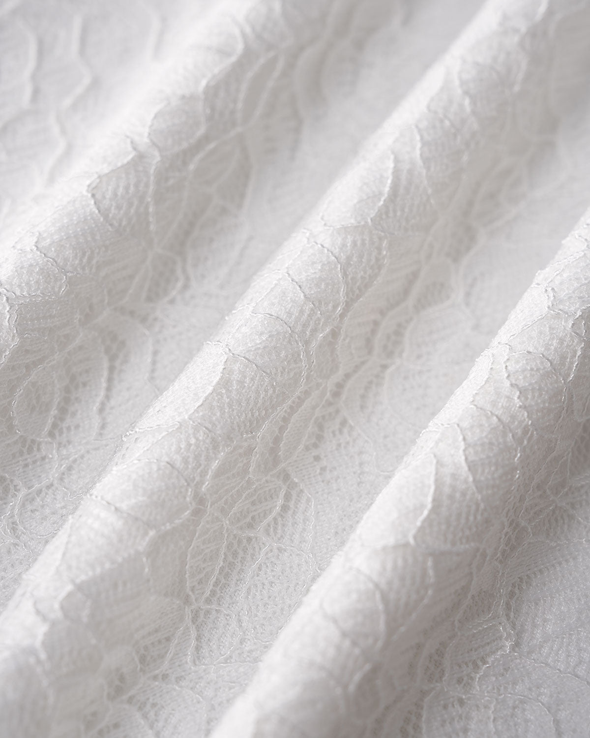 White Natural Waisted Knit Tulip Midi Skirt