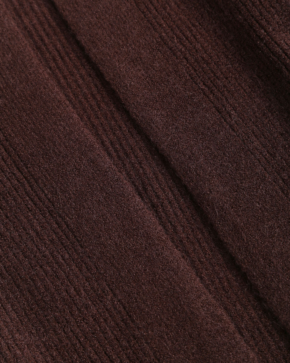 Coffee Knit Long Cardigan