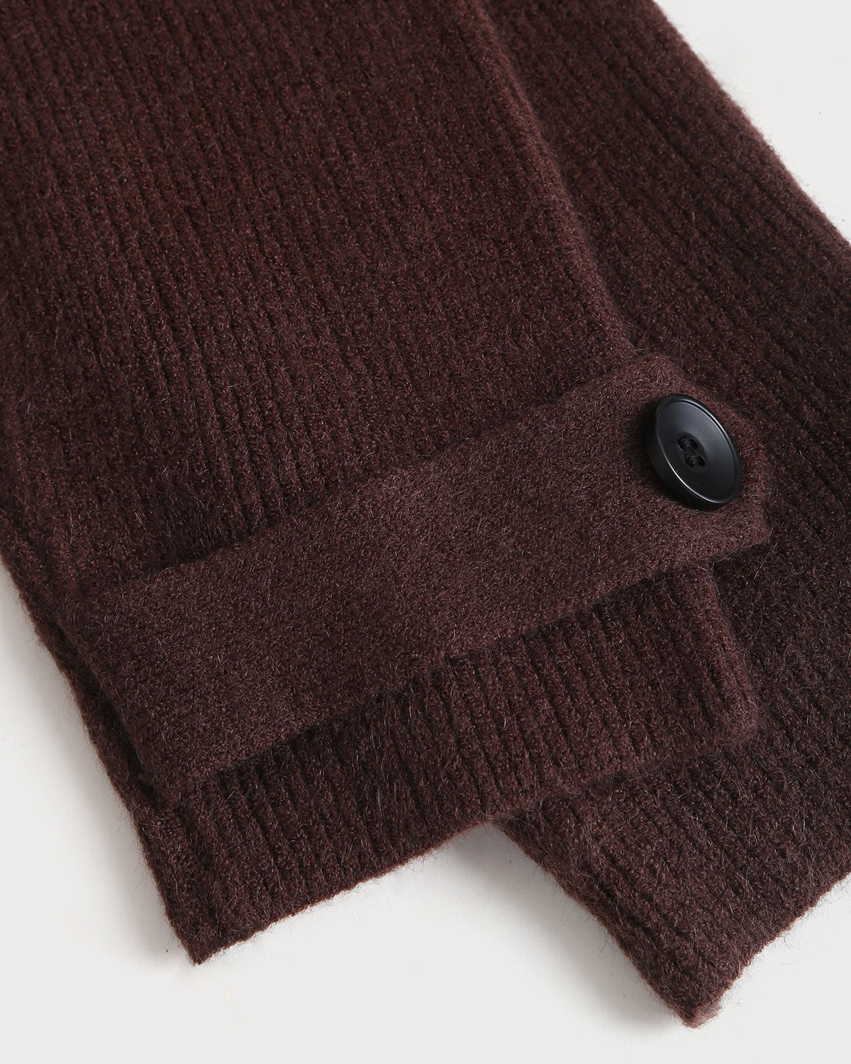 Coffee Knit Long Cardigan