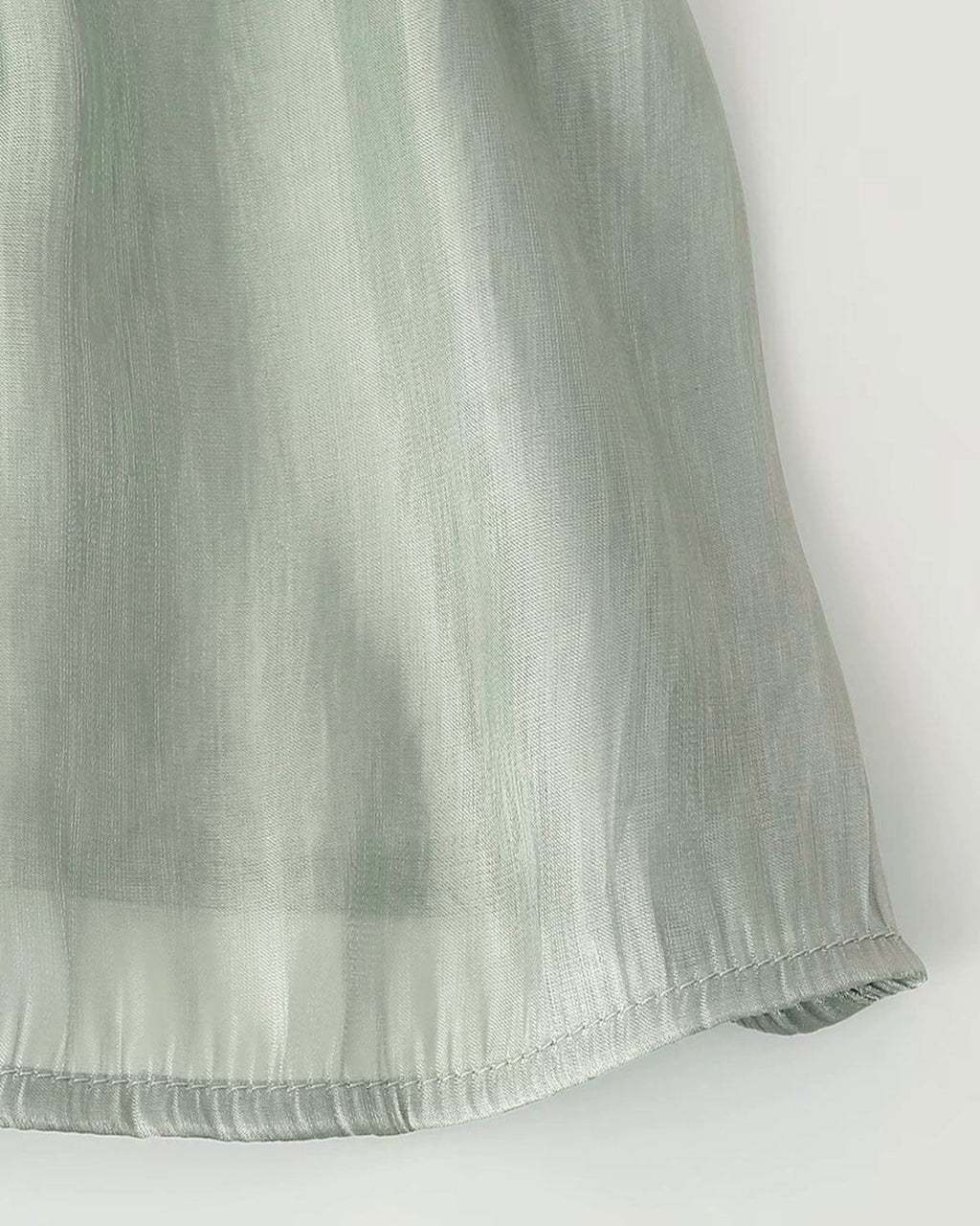 Green Loose Button Shirt